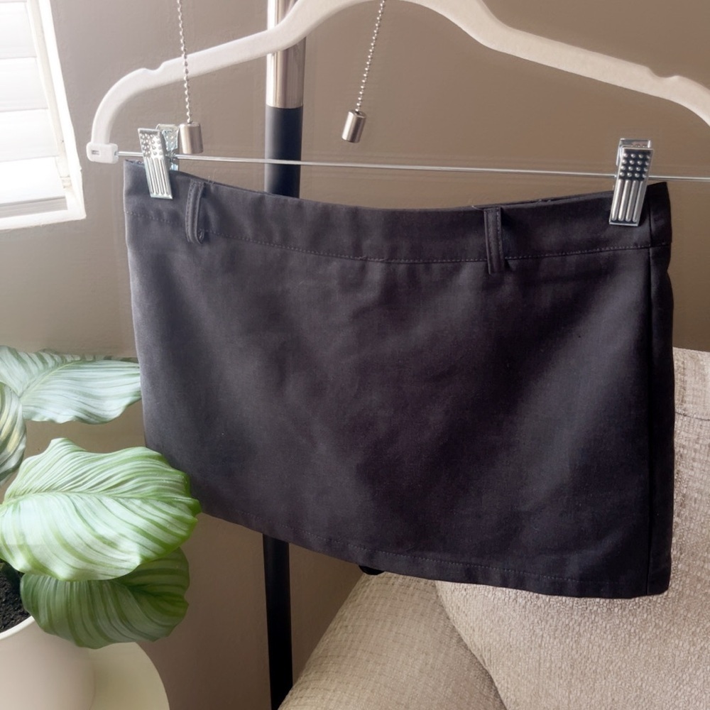 Grey Mini Skirt